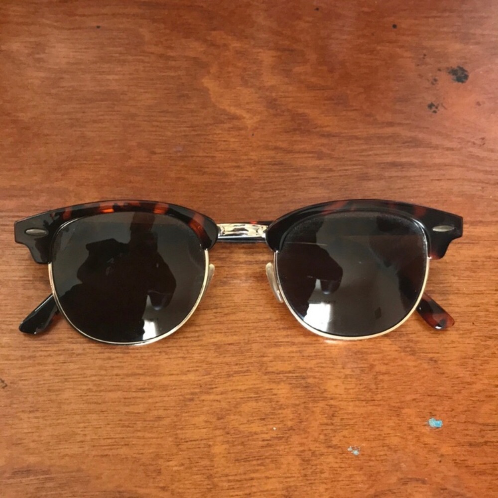 Tortoise gold sunglasses